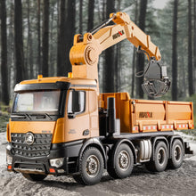Load image into Gallery viewer, 26CH Remote Control Dump Truck, 2 in 1 RC Dump Truck Wood Grabber Toy, Heavy Duty Construction Toys Vehicle