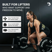 Load image into Gallery viewer, DMoose Fitness Weight Lifting Belt (Black 2.0)