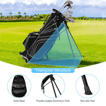 Load image into Gallery viewer, Tangkula Golf Stand Bag with 6 Way Top Dividers, Black