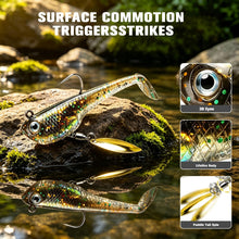 Load image into Gallery viewer, ROCRETA Fishing Lures Kit with Tackle Box, Trout, Bass Fishing Kit