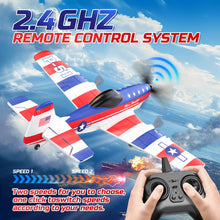 Load image into Gallery viewer, RC Plane 3 Channel P51D Mustang Remote Control Airplane Fighter Toys,2.4GHz 6-axis Gyro Stabilizer RTF Glider Aircraft Plane with 2 Batteries