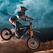 Load image into Gallery viewer, Electric Dirt Bike Teens Adults - 48V 21AH Electric Bicycle 14"/12" Fat Tire Off Road High Torque Mini E Motocross Motorcycle