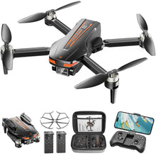 Load image into Gallery viewer, Drones with Camera 4K for Adults Kids, Brushless Motor Mini Drone, Foldable FPV RC Drone with Propeller Guards, One Key Take Off/Land