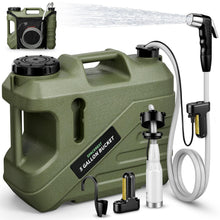 Load image into Gallery viewer, SPACEREST Portable Camping Shower with 5-Gallon Water Jug, 2 Batteries