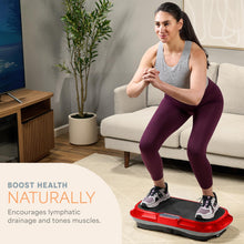 Load image into Gallery viewer, Lifepro Waver Vibration Plate Exercise Machine – High-Intensity Vibration Plate for Lymphatic Drainage – Full-Body Workout Vibrating Platform with Loop Bands – Fitness Equipment for Strength & Toning