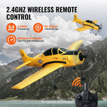 Load image into Gallery viewer, RC Plane, 2.4GHZ 4 Channel RC Airplane with 6-Axis Gyro Stabilizer&2 Batteries, Ready to Fly T28 Trainer Aircraft Plane Toy, RC Glider