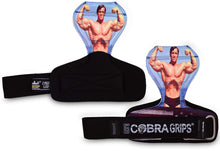 Load image into Gallery viewer, Cobra Grips Weight Lifting Gloves with Adjustable Neoprene Padded Wrist Wraps - (PRO Arnold Leather)