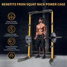 Load image into Gallery viewer, ZENOVA Squat Rack Power Rack and Dip Station