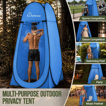 Load image into Gallery viewer, WolfWise Pop Up Shower Tent for Camping Essentials, Compact & Lightweight