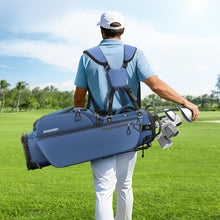Load image into Gallery viewer, RIOROO 5 Way Golf Stand Bag with Full Length Dividers, Lightweight Golf Bag with Rain Cover, 6 Zippered Pockets & Cooler Bag, Breathable Straps