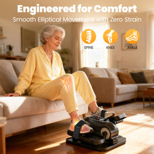Load image into Gallery viewer, Yagud Under Desk Elliptical Machine - Black