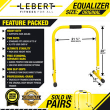 Load image into Gallery viewer, Lebert Fitness Dip Bar Stand - Yellow Regular