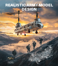 Load image into Gallery viewer, Remote Control Helicopter, S52H Military Transport RC Helicopters with Altitude Hold, One Key take Off/Landing, LED Light, Low Battery Reminder