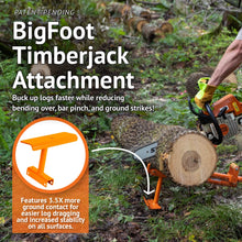 Load image into Gallery viewer, LogOX 3-in-1 Forestry Multitool, Firewood Harvesting Hand Tools, Reduce Back Strain and Heating Costs, Log Hauler, Cant Hook, and Timberjack, All-in-One (Patented & Made in USA)