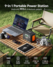 Load image into Gallery viewer, HOWEASY Portable Power Station 300W,Solar Generator 222Wh