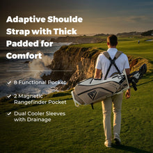 Load image into Gallery viewer, ASK ECHO Soundless 14-Way Golf Stand Bag for Men & Women