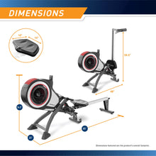 Load image into Gallery viewer, Marcy Foldable Turbine Rowing Machine Rower