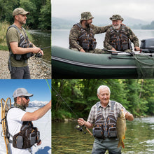 Load image into Gallery viewer, Gonex Fly Fishing Vest for Men Women, Trout, Adjustable Size, 18 Pockets