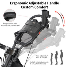 Load image into Gallery viewer, Caddytek CaddyLite One Swivel V8 Golf Push Cart - 3 Wheel Lightweight Folding Trolley with 360° Swivel Front Wheel, Cooler Basket, Umbrella and Drink Holder, Adjustable Handle