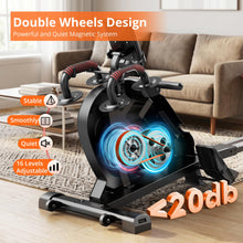 Load image into Gallery viewer, pooboo Rowing Machines for Home - Wood-Yellow
