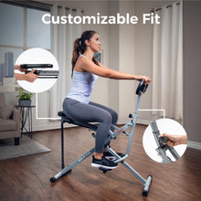 Load image into Gallery viewer, Sunny Health & Fitness Smart Upright Row-N-Ride Exerciser - Grey