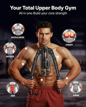Load image into Gallery viewer, Merach Twister Arm Trainer, 22-440lb Hydraulic Power, Adjustable Home Chest Expander-Red