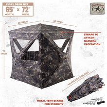 Load image into Gallery viewer, Rig'Em Right Outdoors HydeOut XL Blind, Optifade Timber