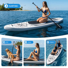 Load image into Gallery viewer, SOLAVERO 11'6" Inflatable Stand Up Paddle Board for Adults, 550lb Capacity