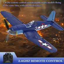 Load image into Gallery viewer, RC Plane 4 Channel Remote Control Airplane with 3 Modes - Ready to Fly Upgrade F4U Corsair RC Airplane for Beginners Adult