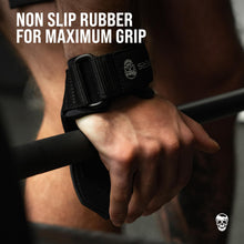Load image into Gallery viewer, Gymreapers Weight Lifting Grips (Pair) (Black, Small)