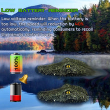 Load image into Gallery viewer, 2.4GHz Remote Control Crocodile Head Boat for Pools and Lakes High Simulation Alligator Head RC Boats Prank Toys