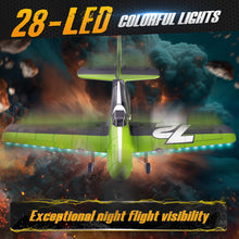 Load image into Gallery viewer, RC Helicopter, Easy Control for Beginners Toys with Colorful LED Navigation Lights(Green)