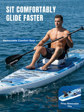 Load image into Gallery viewer, SOLAVERO Inflatable Stand Up Paddle Board, Adventure 11'6" Extra Large SUP with Premium Accessories, Anti-Slip EVA Deck for Adults 550lb Capacity Upgraded Paddleboard for River, Dragon