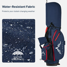 Load image into Gallery viewer, GoHimal Lightweight 14-Way Golf Stand Bag for Men & Women Dark Blue