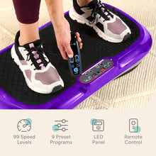 Load image into Gallery viewer, Lifepro Waver Vibration Plate Exercise Machine – High-Intensity Vibration Plate for Lymphatic Drainage – Full-Body Workout Vibrating Platform with Loop Bands – Fitness Equipment for Strength & Toning