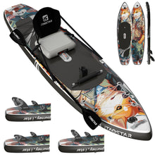 Load image into Gallery viewer, iTAOSTAR N01EP 35" Extra Wide Inflatable Stand Up Paddle Board with Seat- Stable SUP for Adults - Portable Paddleboard for Yoga, Surfing, Fishing - Includes Full Accessories Kit