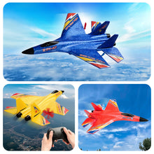 Load image into Gallery viewer, RoofWorld Gravity Gliders SU27 RC Airplane Remote Control Airplane 2.4GHZ