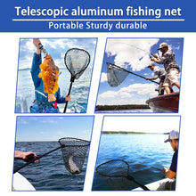 Load image into Gallery viewer, SEASPRO Black Telescoping Rubber Net – Lightweight, Non-Slip Grip