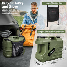 Load image into Gallery viewer, SPACEREST Portable Camping Shower with 5-Gallon Water Jug, 2 Batteries