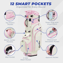 Load image into Gallery viewer, 14 Way Golf Stand Bag with 12 Pockets n Full-Length Dividers