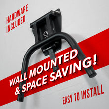 Load image into Gallery viewer, Valor Fitness Wall Mounted Dip Station - Black