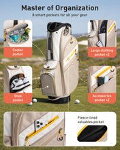 Load image into Gallery viewer, Golf Cart Bags with 14-Way Top Full Length Dividers, Golf Club Bags for Men