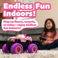 Load image into Gallery viewer, 1:16 Waterproof Pink RC Monster Truck Toys Amphibious Remote Control Car Pickup 4WD All-Terrain Toy Gift for Girls