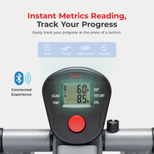 Load image into Gallery viewer, Sunny Health & Fitness Smart Air Walker Elliptical - Gray