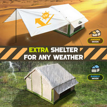 Load image into Gallery viewer, Inflatable Tent with Skylight & Awning,Blow Up Tents for Camping,Hot Tent