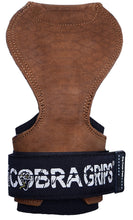 Load image into Gallery viewer, Cobra Grips Weight Lifting Gloves with Adjustable Neoprene Padded Wrist Wraps - (PRO Brown Sway Leather)