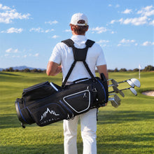 Load image into Gallery viewer, GoHimal 14-Way Lightweight Golf Stand Bag with Multiple Pockets Black
