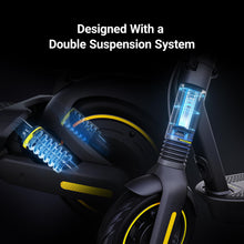 Load image into Gallery viewer, MAX G2 Electric KickScooter, Power by 1000W Motor, Up to 43 Miles Range and 22MPH, w/t 10-inch Tires , Dual Brakes & Suspension