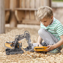Load image into Gallery viewer, Remote Control Excavator Toy for 6-12 yr Boys, Best Birthday Gifts for Kids 4-7 8 9 10 11 Year Old, RC Construction Toys