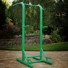 Load image into Gallery viewer, Stamina Pull Up Bar Tower & Dip Station - Green